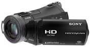 Sony HDR-CX7 v přední perspektivě (Klikni pro zvětšení)