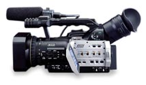 Profi-stroj Panasonic AG-DVX100 (Klikni pro zvětšení)