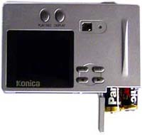 Konica-C2: napájení 2 x AAA