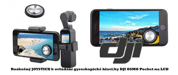 Joystick ovládání hlavičky Gyroskopu DJI OSMO Pocket