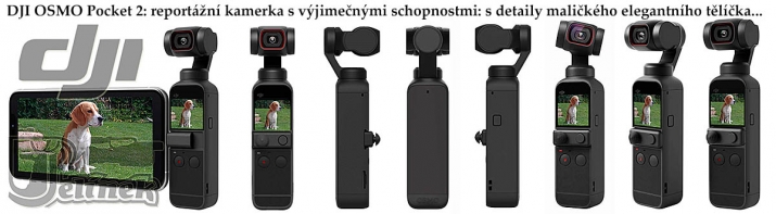 Dostupné detaily ze všech stran na DJI OSMO-Pocket2