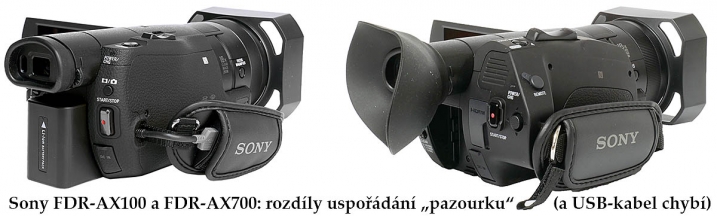 Krásně VIDEOKAMERY Sony FDR-AX100 a FDR-AX700